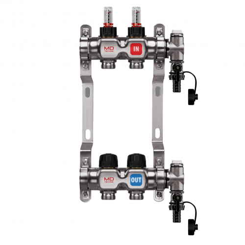 Heizkreisverteiler mit 2 Heizkreisen