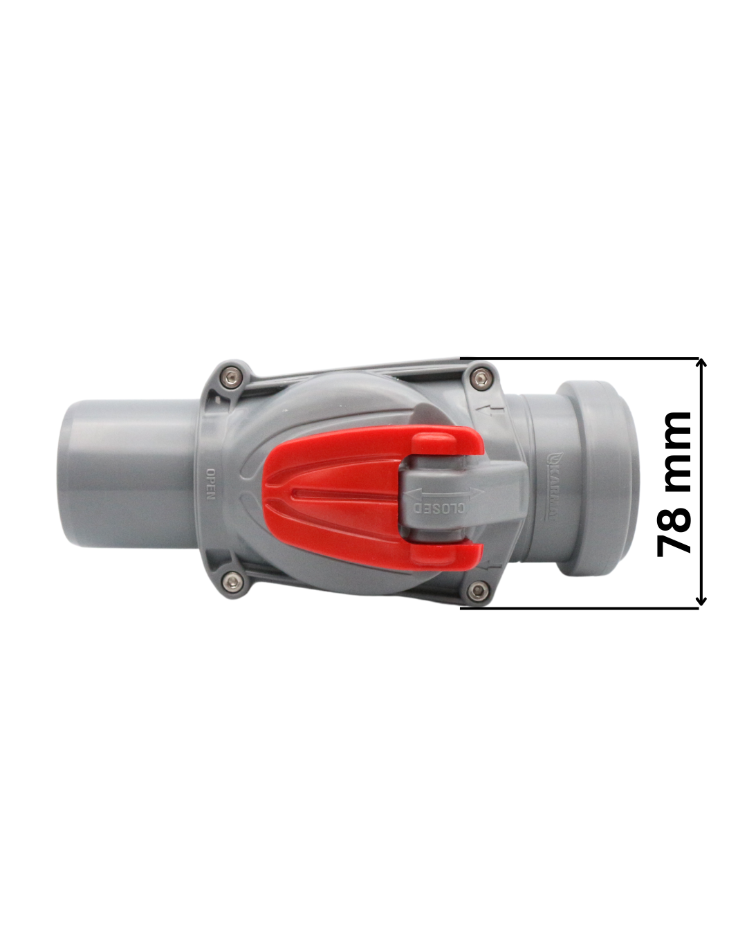 Rückstauklappe senkrecht DN 50 grau KARMAT – Bild 5