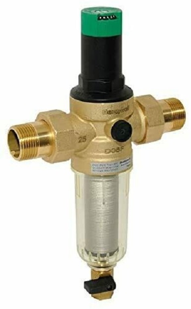 Honeywell Resideo Braukmann MiniPlus-FK Rückspülfilter FK06 1" Druckminderer + Manometer – Bild 4