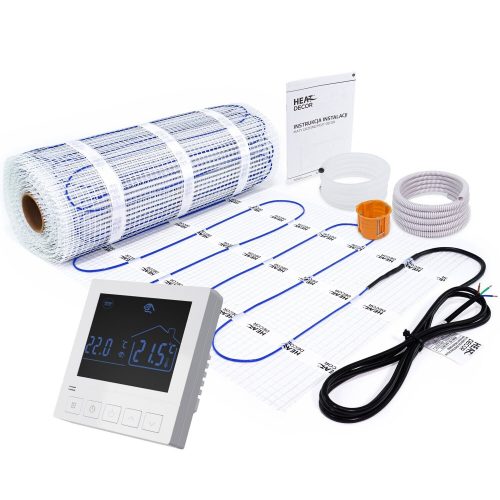 Elektrische Fußbodenheizung Set 1.5m² HD-mat150/T2