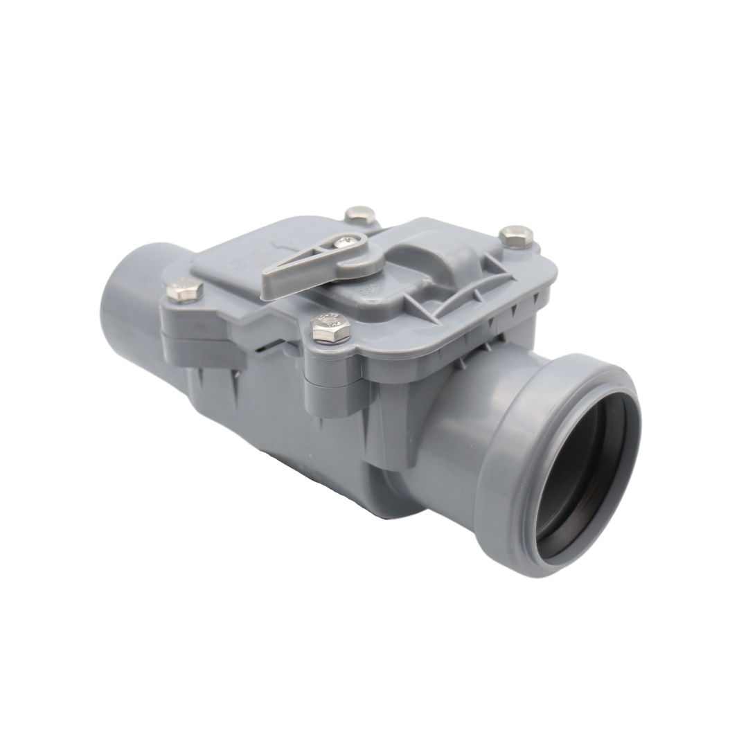 Rückstauklappe DN 50 MD Technic grau verriegelbar – Bild 2