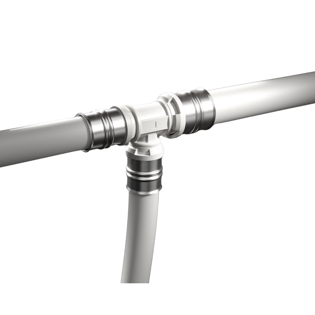 Fränkische alpex T-Stück reduziert PPSU Pressfitting – 16, 20, 26, 32 mm – Bild 4