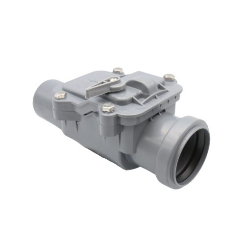 Rückstauklappe DN 50 MD Technic grau verriegelbar