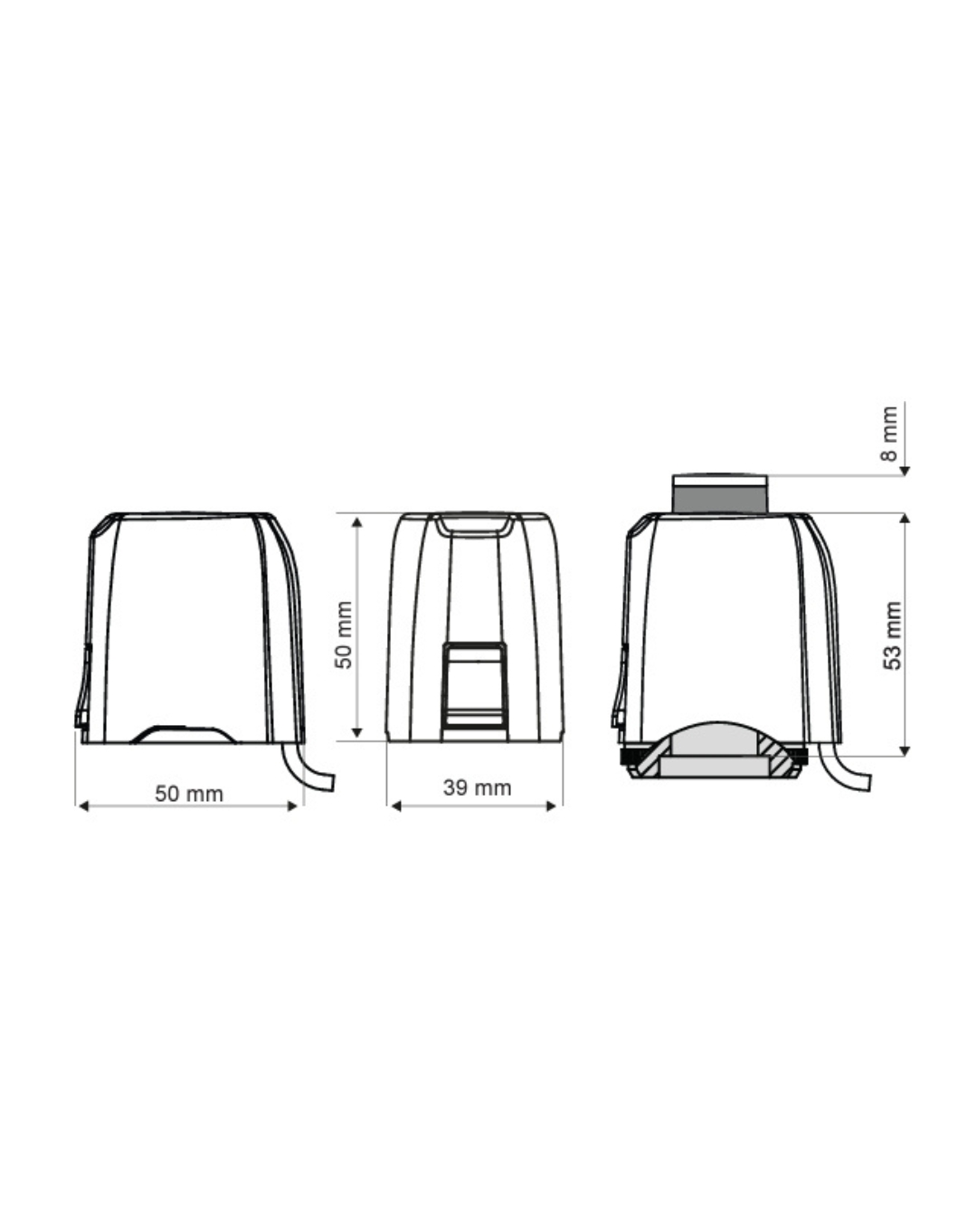 Uponor Stellantrieb Vario PLUS Pro Thermoantrieb 24V NC M30x1,5 Innengewinde 1141677 – Bild 3
