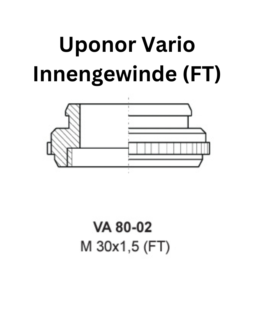 Uponor Stellantrieb Vario PLUS Pro Thermoantrieb 24V NC M30x1,5 Innengewinde 1141677 – Bild 2