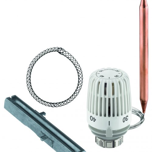 Heimeier Thermostat-Kopf mit Wärmeleitsockel und Spiralfeder 20-50 °C 6402-00.500