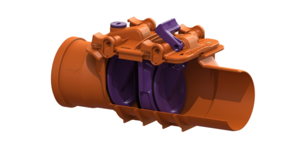 Kessel Staufix DN 100 Rückstaudoppelverschluss 73100 – Bild 6