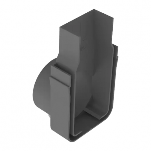 Endkappe mit Stutzen DN 50 für ACO Slimline