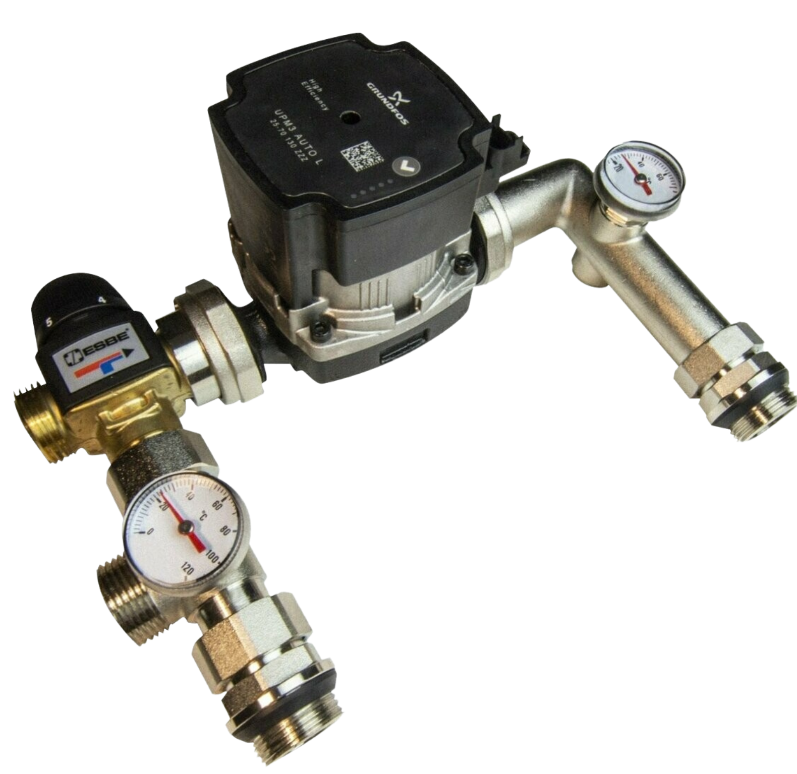 Fußbodenheizung Komplettset Unterputz Verteilerschrank, Heizkreisverteiler, Pumpengruppe Zbh – Bild 15