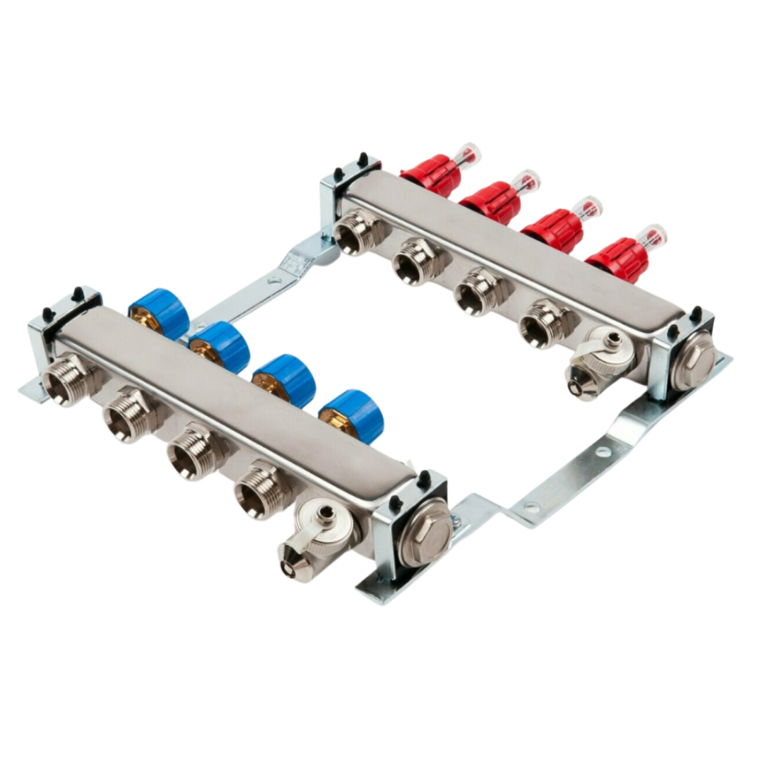 Heizkreisverteiler von 2 bis 12 Heizkreisen