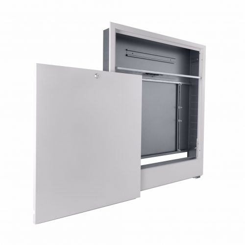 Unterputz Verteilerschrank mit Steuereiheitleiste Hutschiene für die Fußbodenheizung