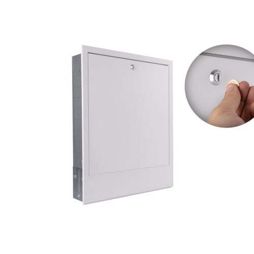 Unterputz Verteilerschrank, Verteilerkasten für die Fußbodenheizung