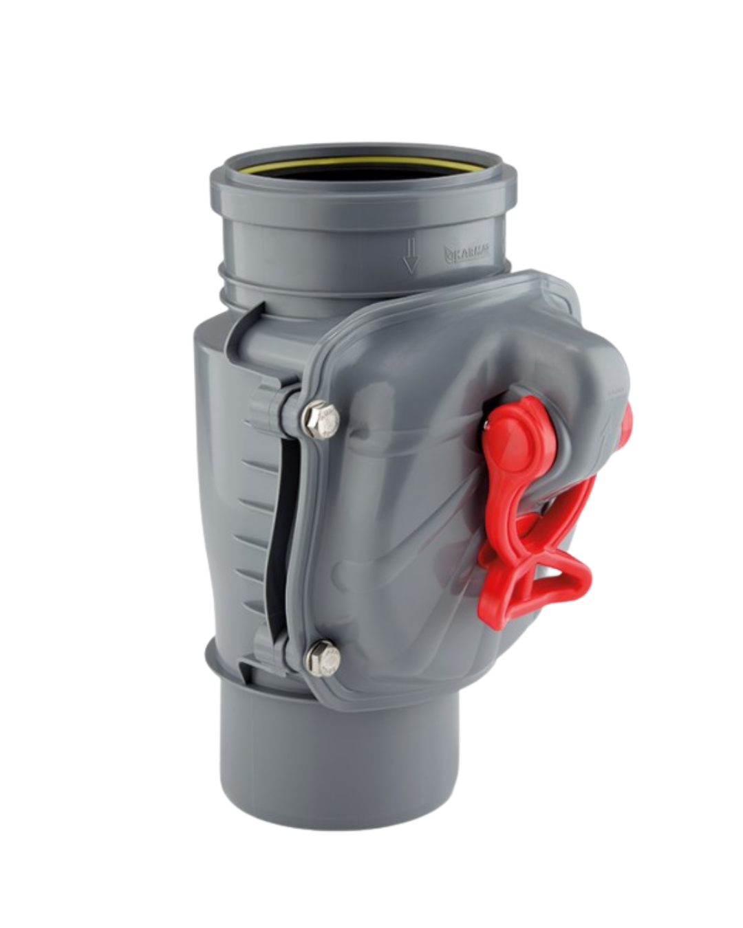 Rückstauklappe senkrecht DN 110 grau KARMAT