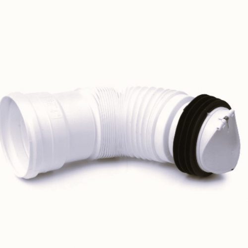 MD Technic WC Rückstauverschluss mit flexiblem Anschlussbogen Abflussrohrklappe Nagetiersperre DN 110