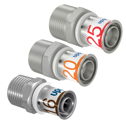 Uponor S-Press PLUS Übergangsnippel Außengewinde