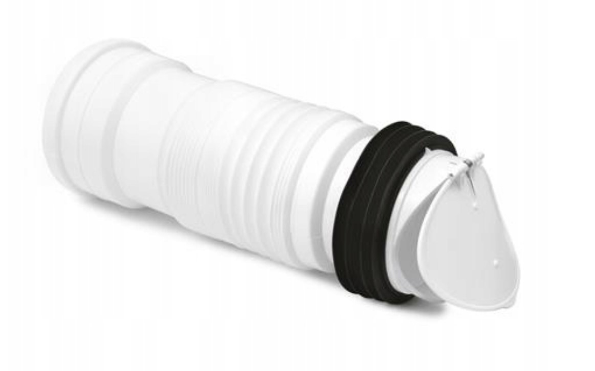 MD Technic WC Rückstauverschluss mit flexiblem Anschlussbogen Abflussrohrklappe Nagetiersperre DN 110 – Bild 3