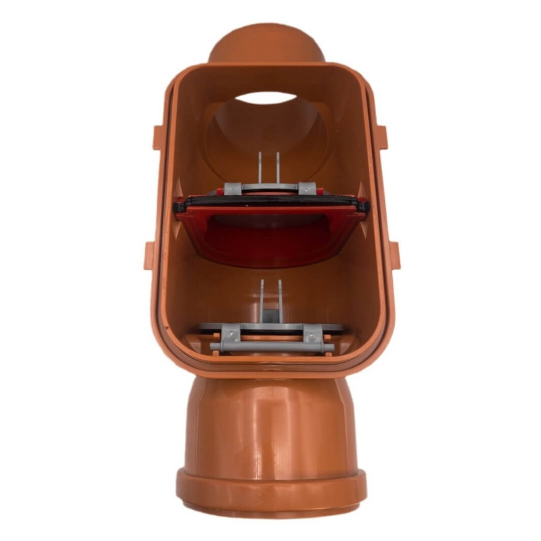 Doppelrückstauklappe DN 110 MD Technic mit verriegelbarem Rückstauverschluss – Bild 2