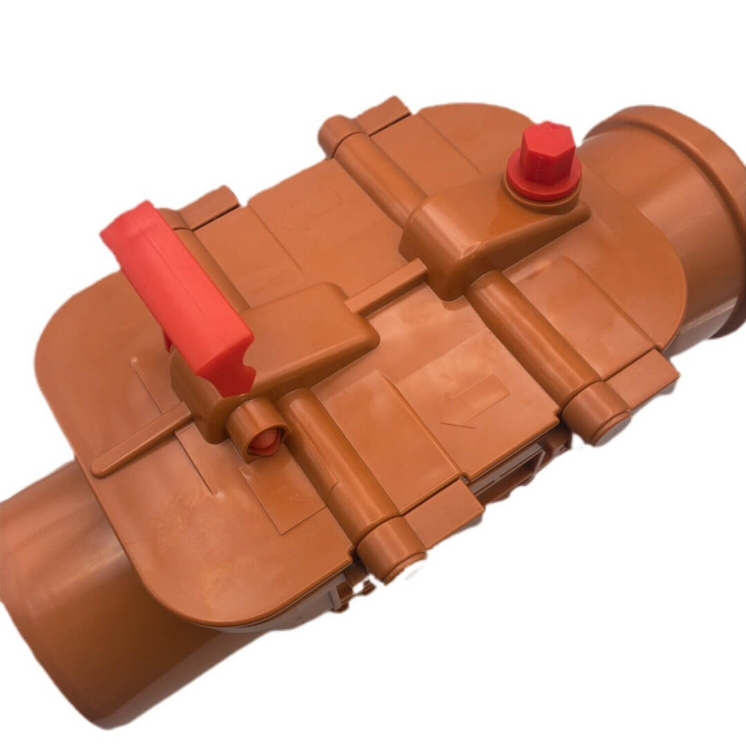 Doppelrückstauklappe DN 110 MD Technic mit verriegelbarem Rückstauverschluss – Bild 7