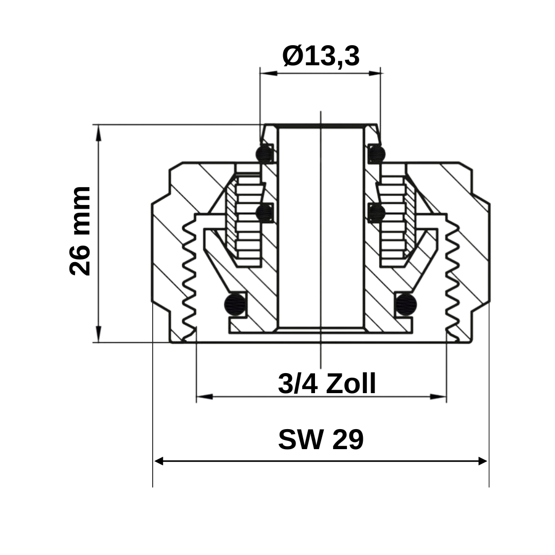 Eurokonus-Verschraubungen 17 x 2 mm – Bild 2