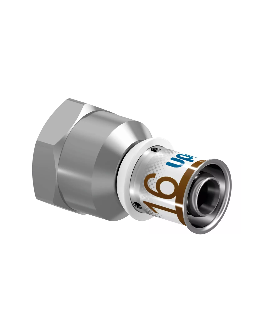 Uponor S-Press PLUS Übergangsmuffe 16-Rp1/2"FT Innengew.