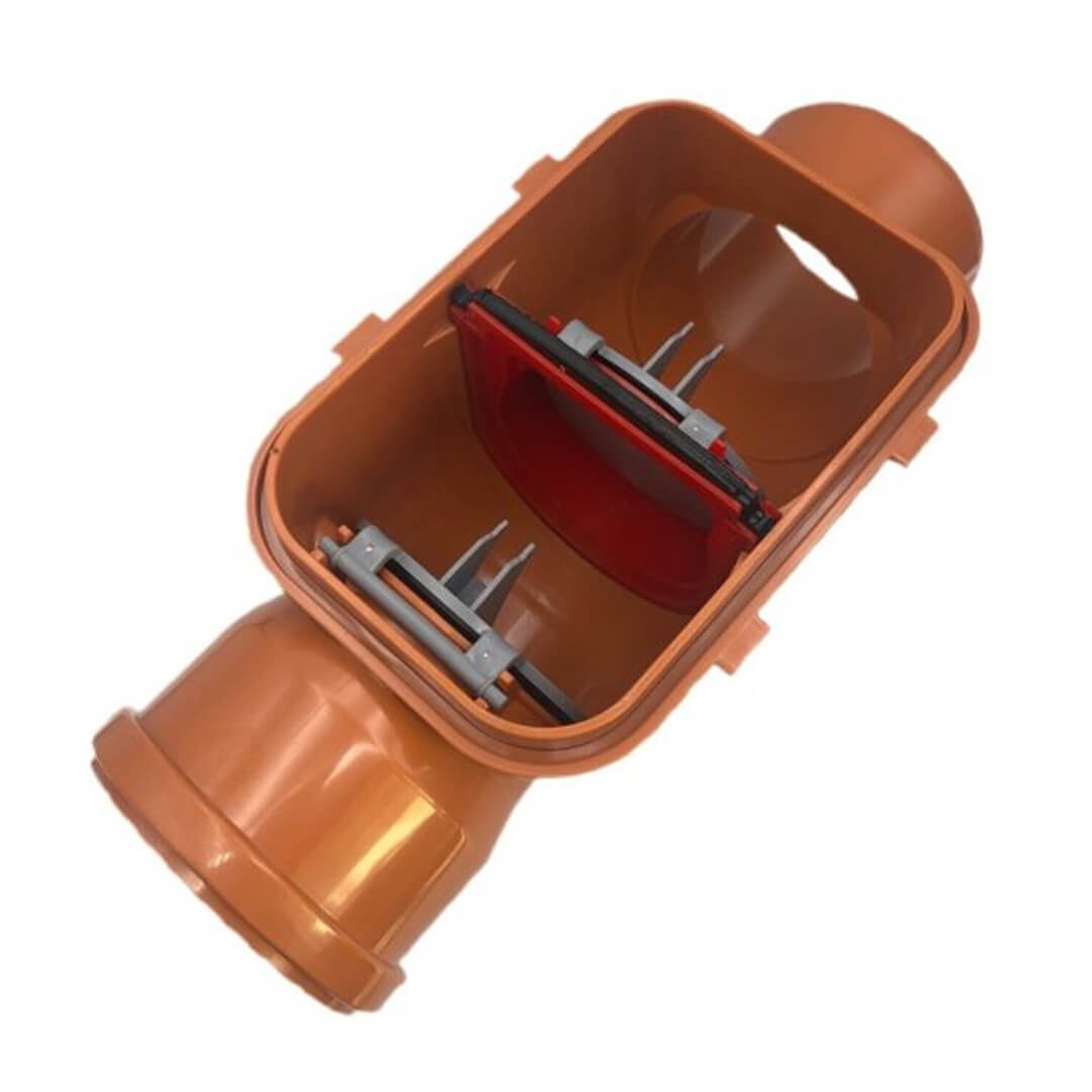 Doppelrückstauklappe DN 110 MD Technic mit verriegelbarem Rückstauverschluss – Bild 4