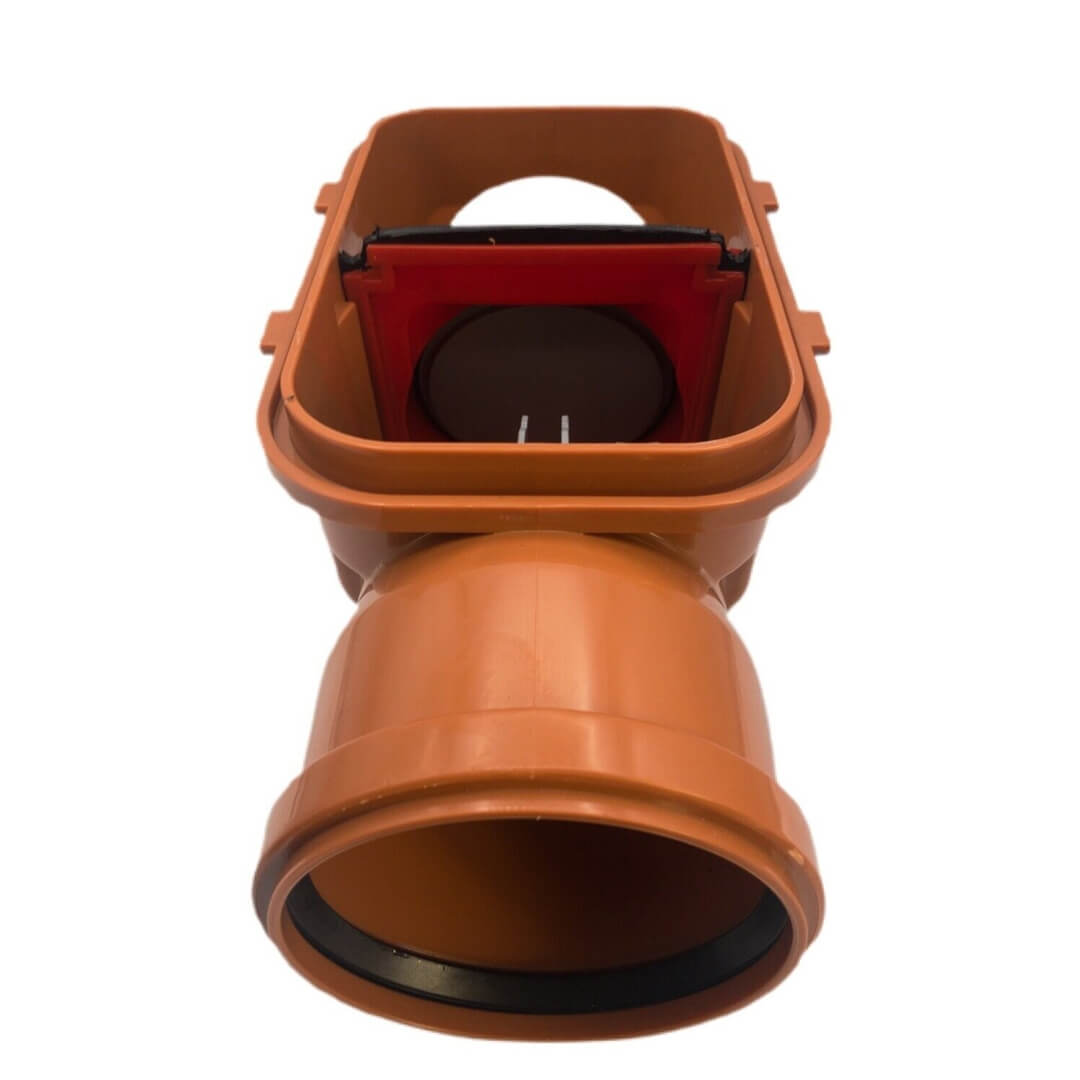 Doppelrückstauklappe DN 110 MD Technic mit verriegelbarem Rückstauverschluss – Bild 3