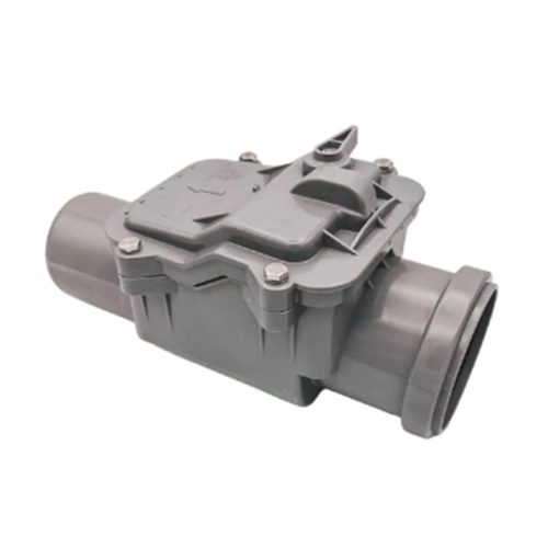 Rückstauklappe DN 75 grau verriegelbar